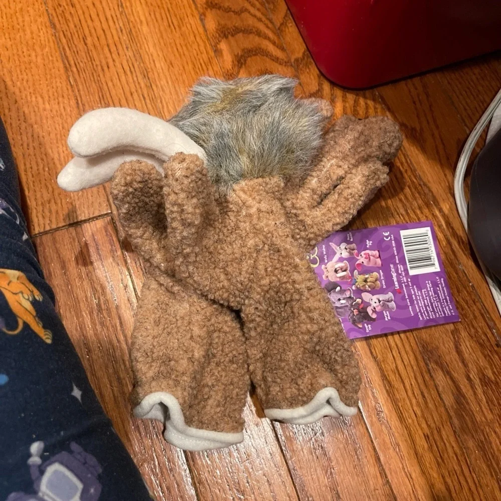Fuzzpets Wally Walrus Plush Puppet Learning Curve Vintage